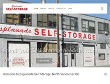 Tablet Screenshot of e-storage.ca